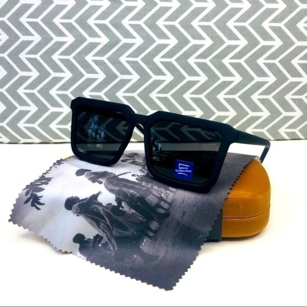 KOMONO Sunglasses Benicio Black Rubber NEW
